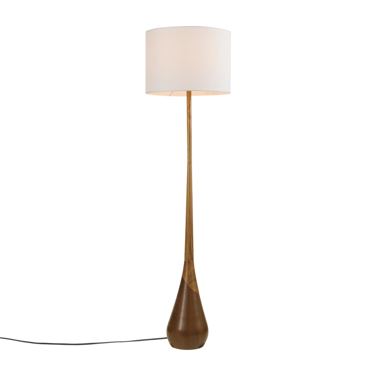 Modern 70 Inch Floor Lamp with Soft White Shade