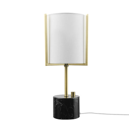 Metallic Gray Table Lamp with Dual Pull Chains for Versatile Lighting