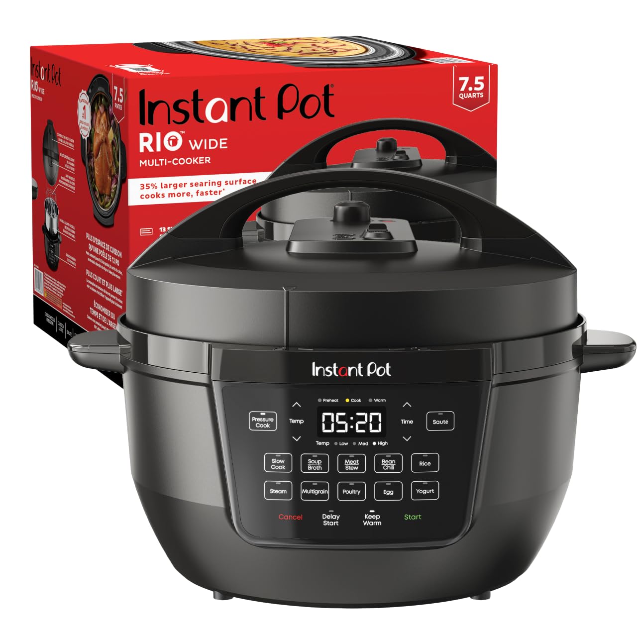 Instant Pot Duo Mini Electric Pressure Cooker with Recipe App