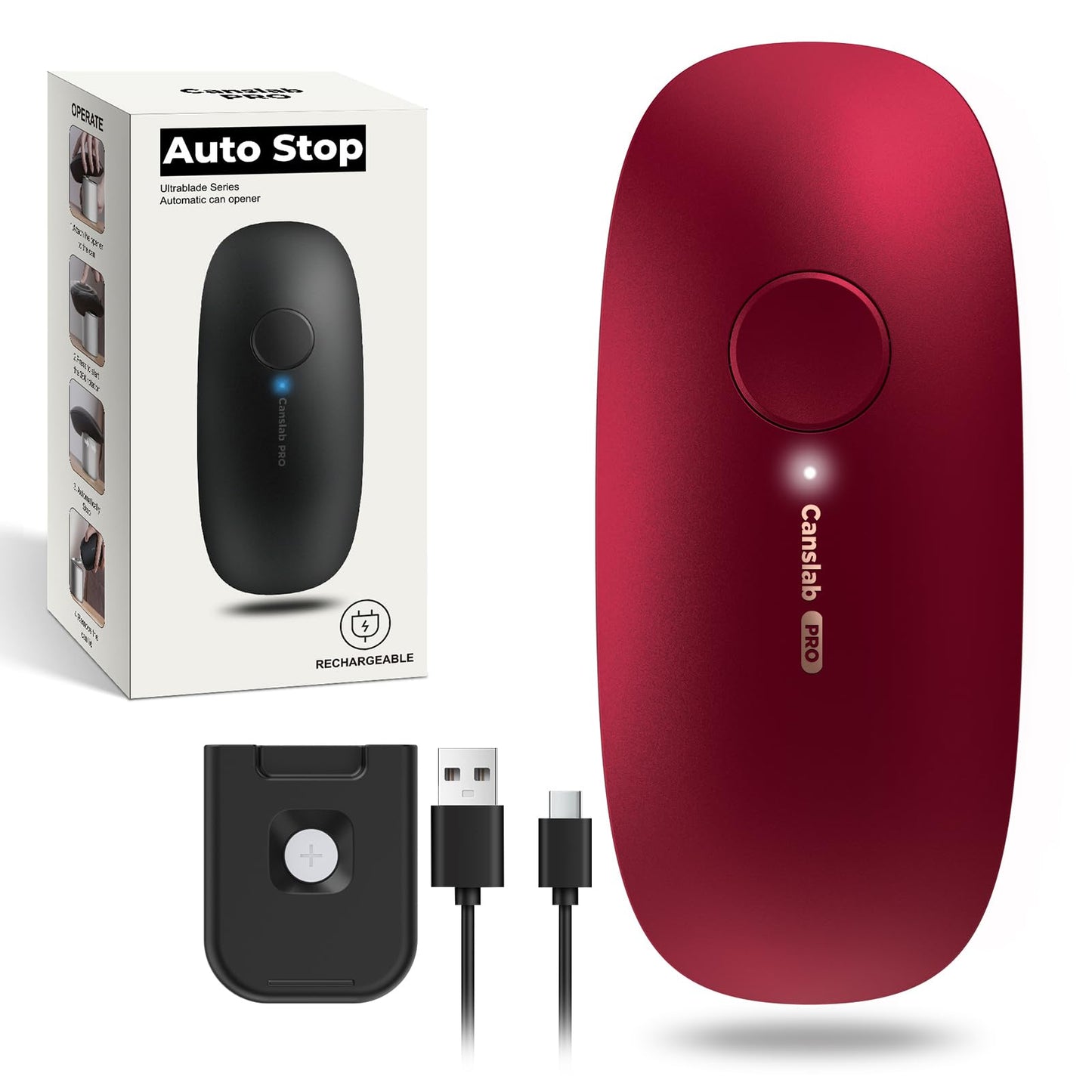 Canslab Ultrablade Pro Auto Stop Can Opener Rechargeable