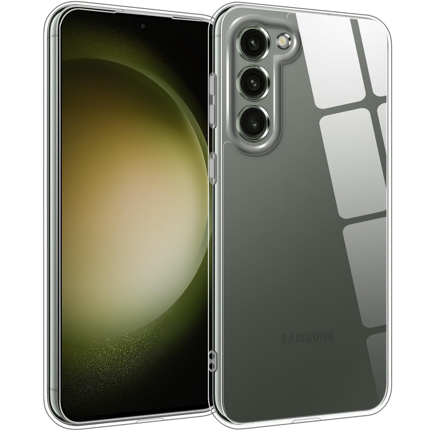 Tenoc Clear Case For Samsung Galaxy S22 6 Inch Non Yellowing Protective Bumper