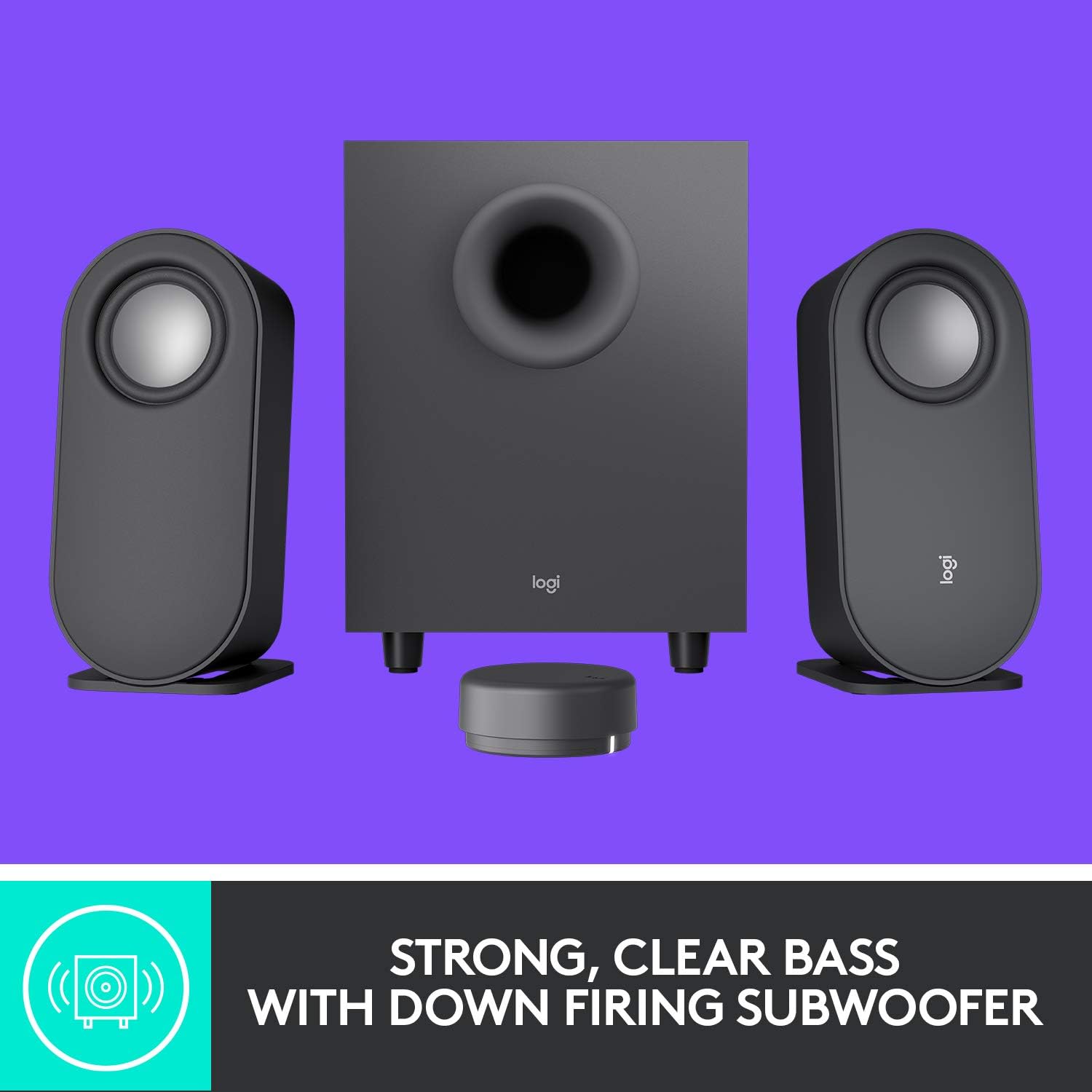 Logitech Z407 Bluetooth Speakers with Immersive Sound