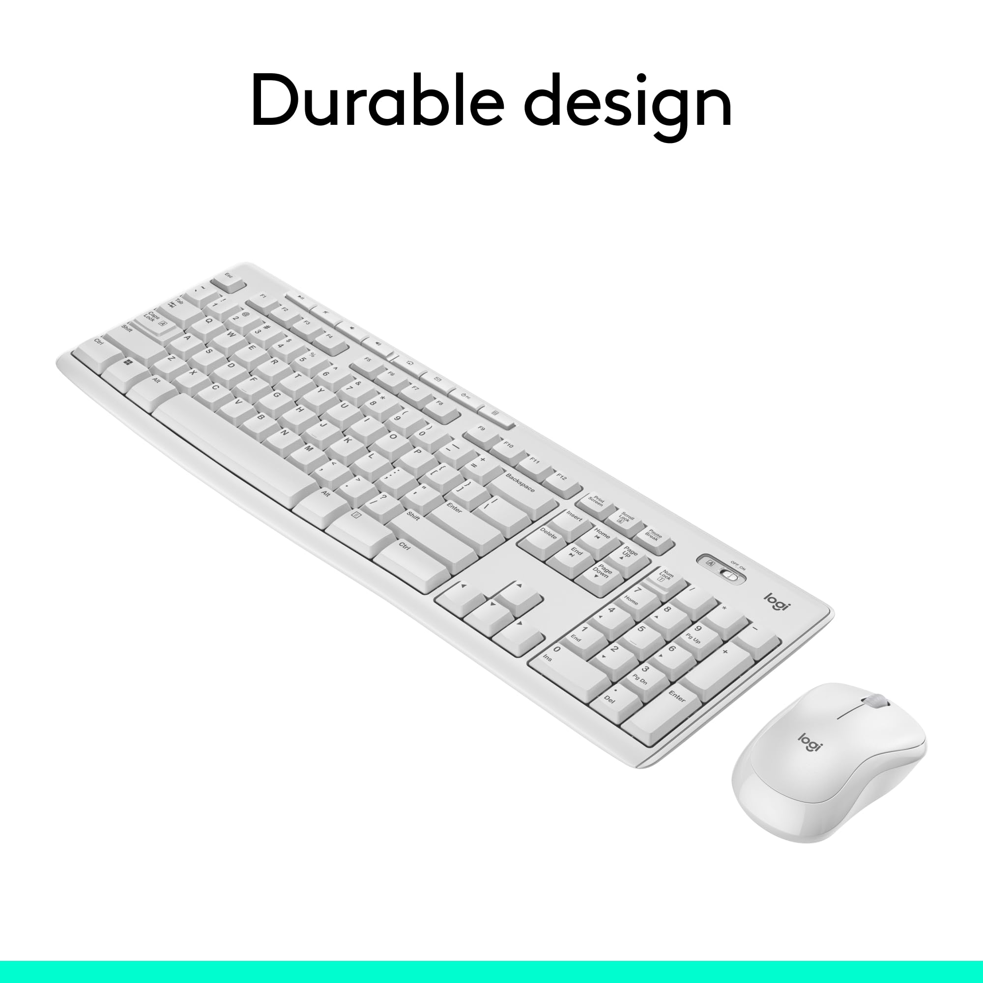 Logitech MK270 Wireless Keyboard and Mouse Combo for Easy Computing