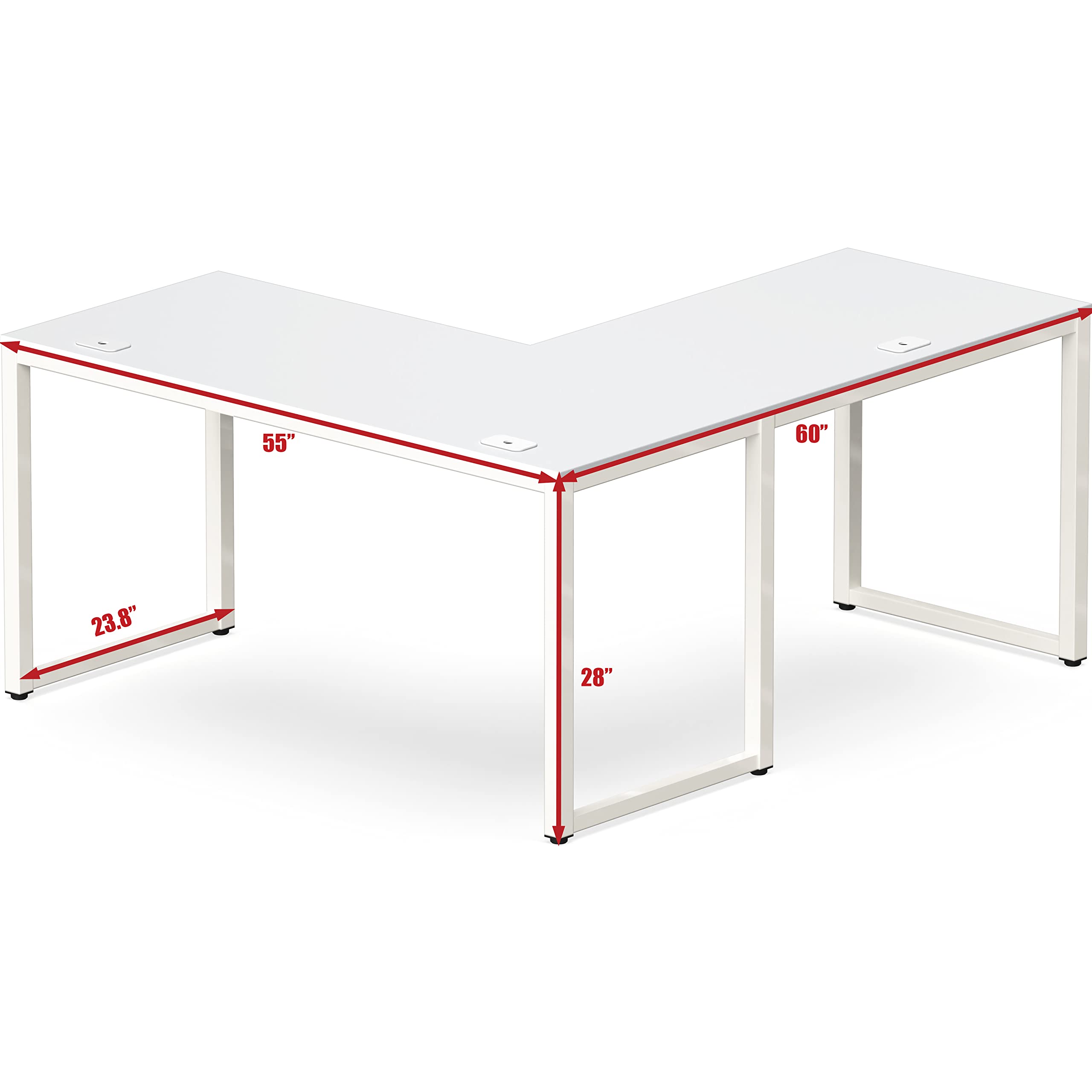 Commercial-Grade L-Shape Corner Desk for Efficient Workspaces
