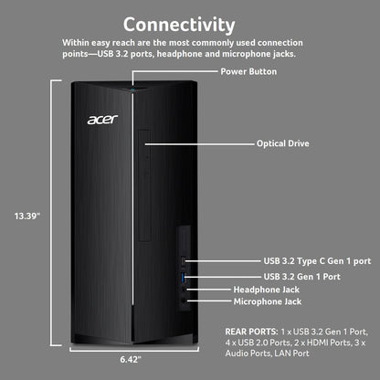 Acer Aspire TC Desktop with Intel Core i5 Performance