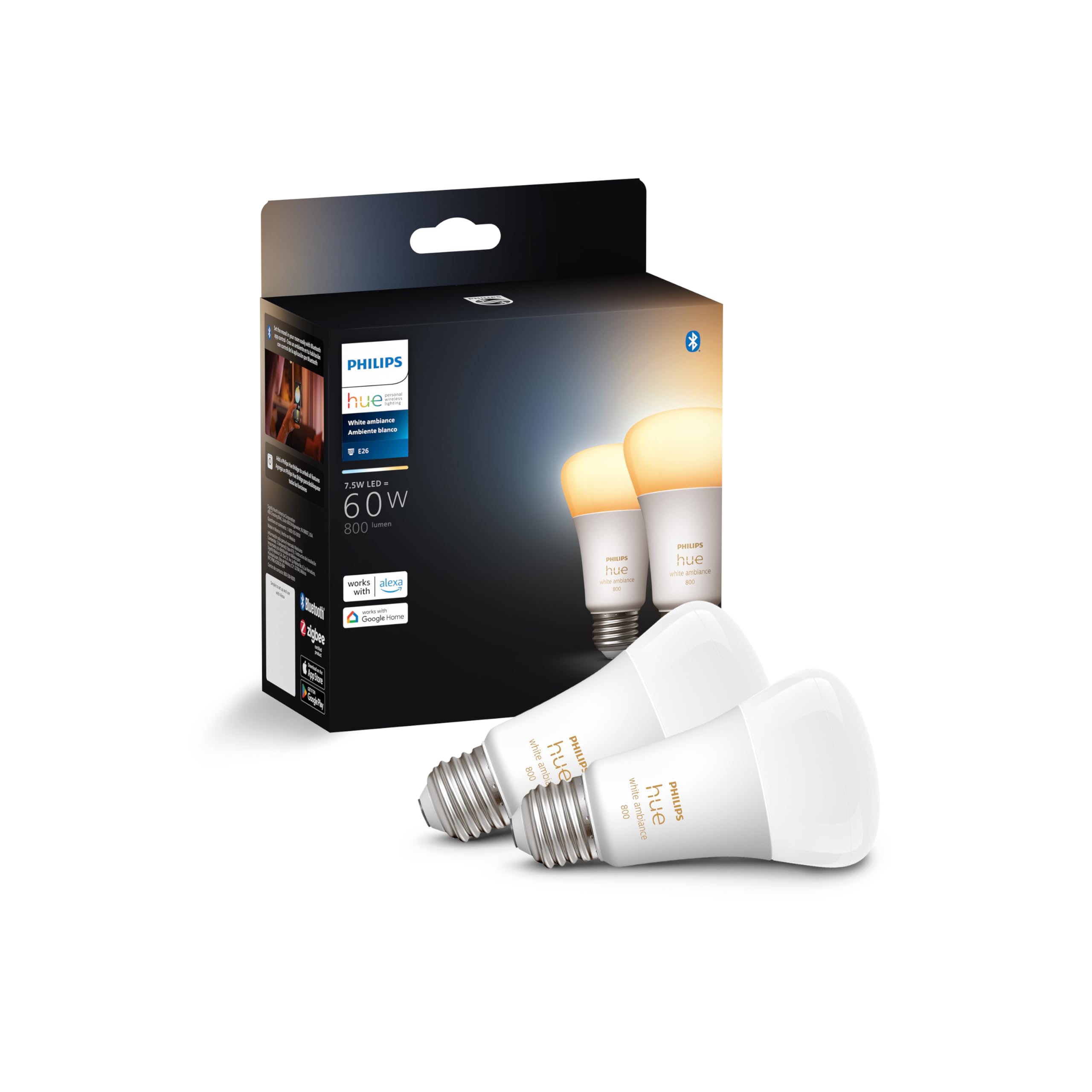 Philips Hue A19 Smart Light Bulb Easy Home Control