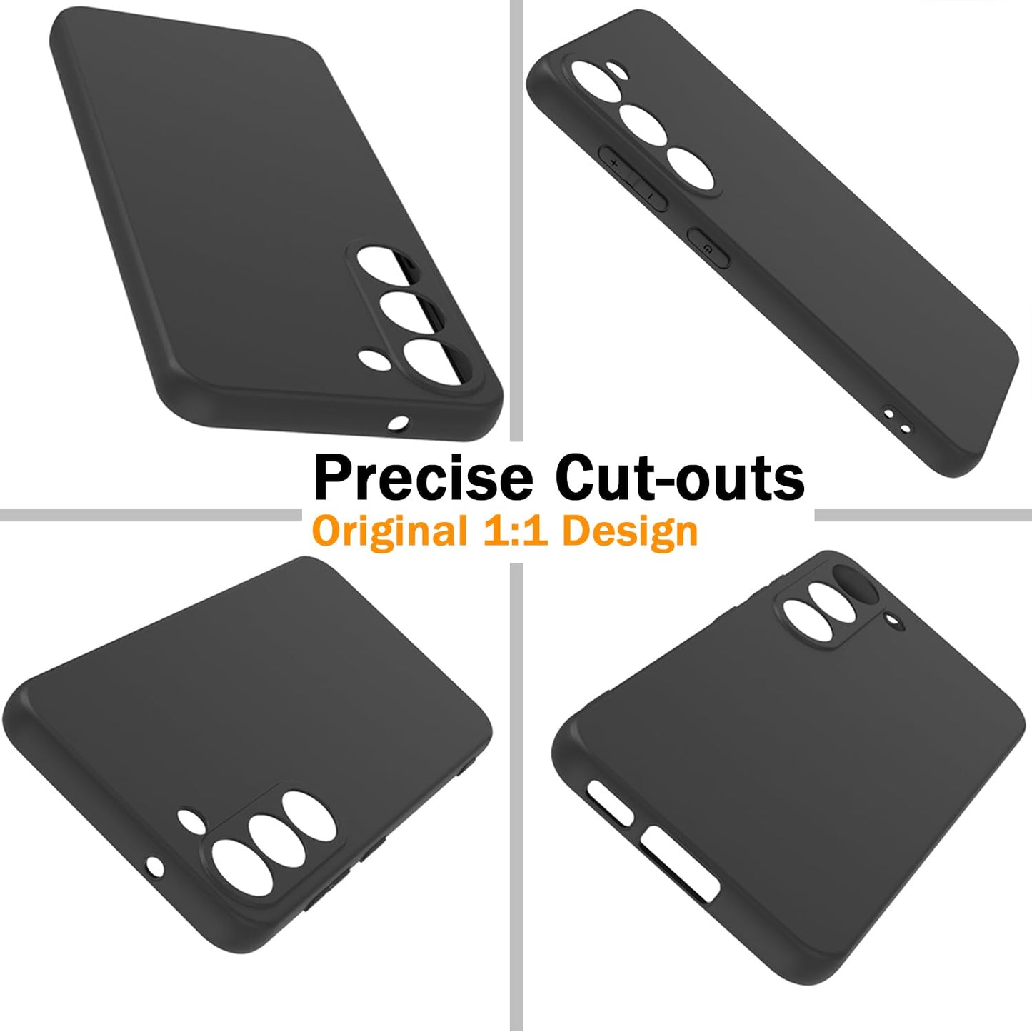 Tenoc Clear Case For Samsung Galaxy S22 6 Inch Non Yellowing Protective Bumper