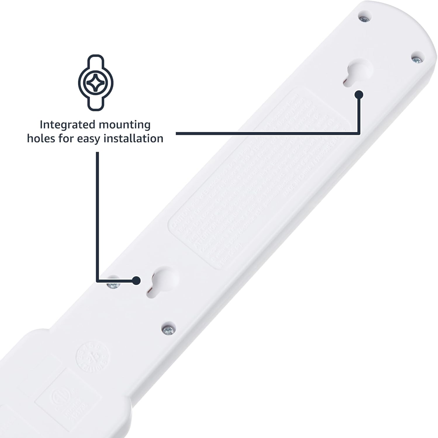 Amazon Basics Two Pack Surge Protector Power Strip 200J