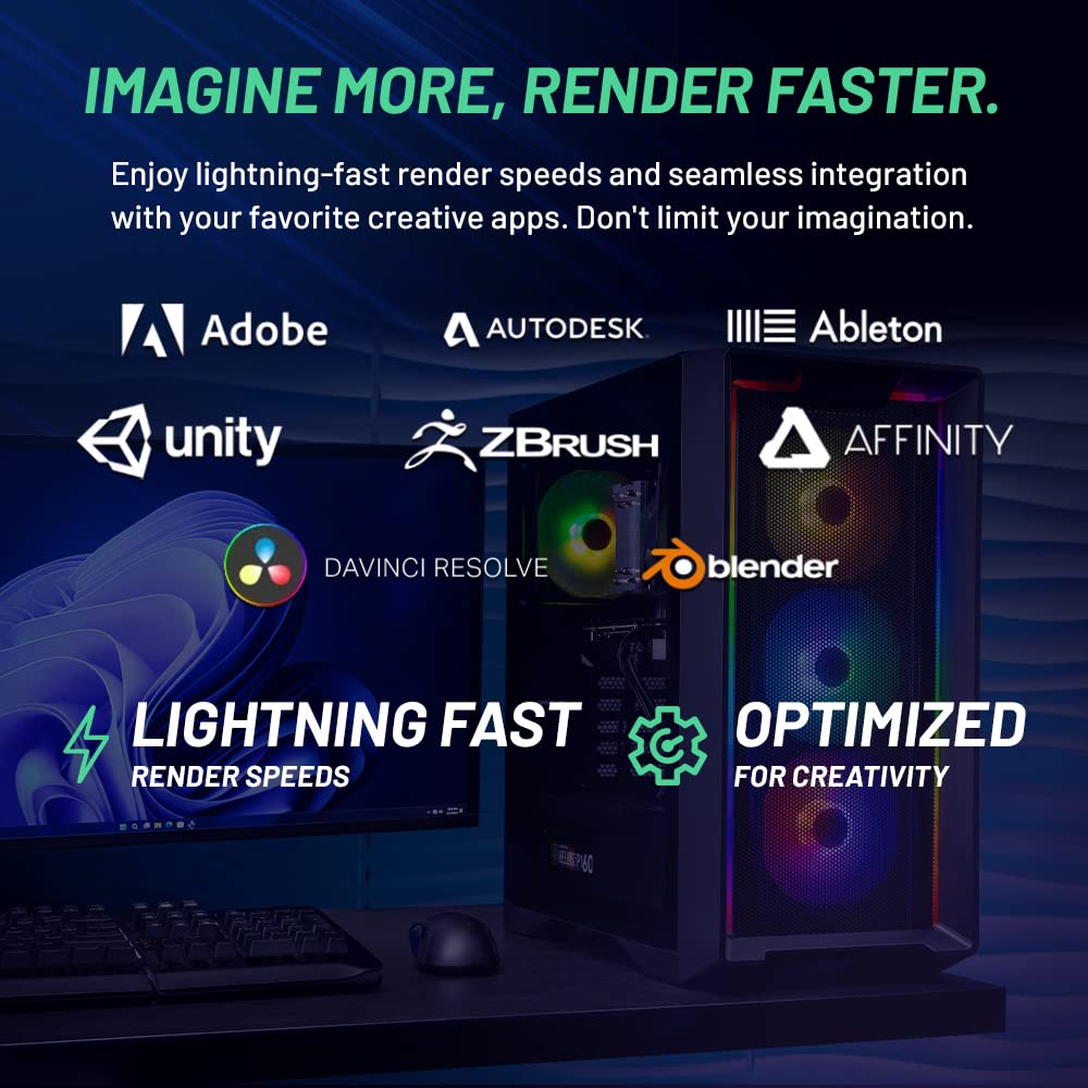 Skytech Nebula Gaming Desktop RTX 3050 Fast Performance