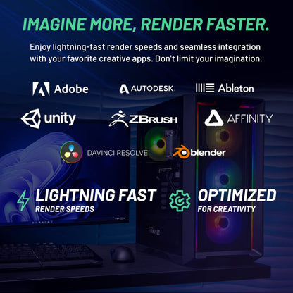 Skytech Nebula Gaming Desktop RTX 3050 Fast Performance
