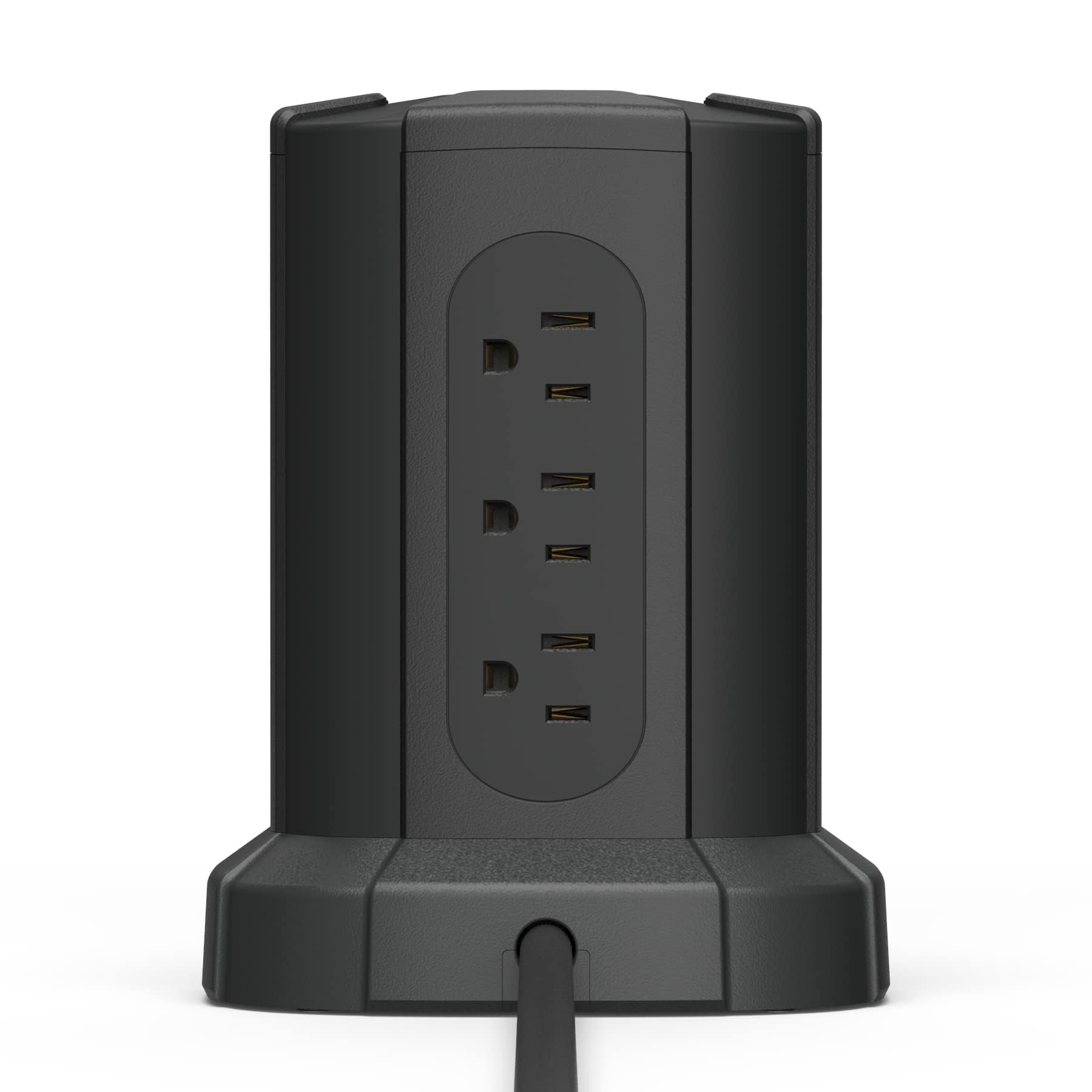 Amazon Basics Power Strip Tower Surge Protector USB Ports