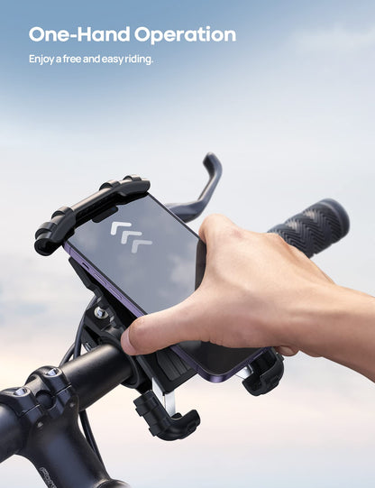 Lamicall Bike Phone Holder for Motorcycle Handlebar Clamp
