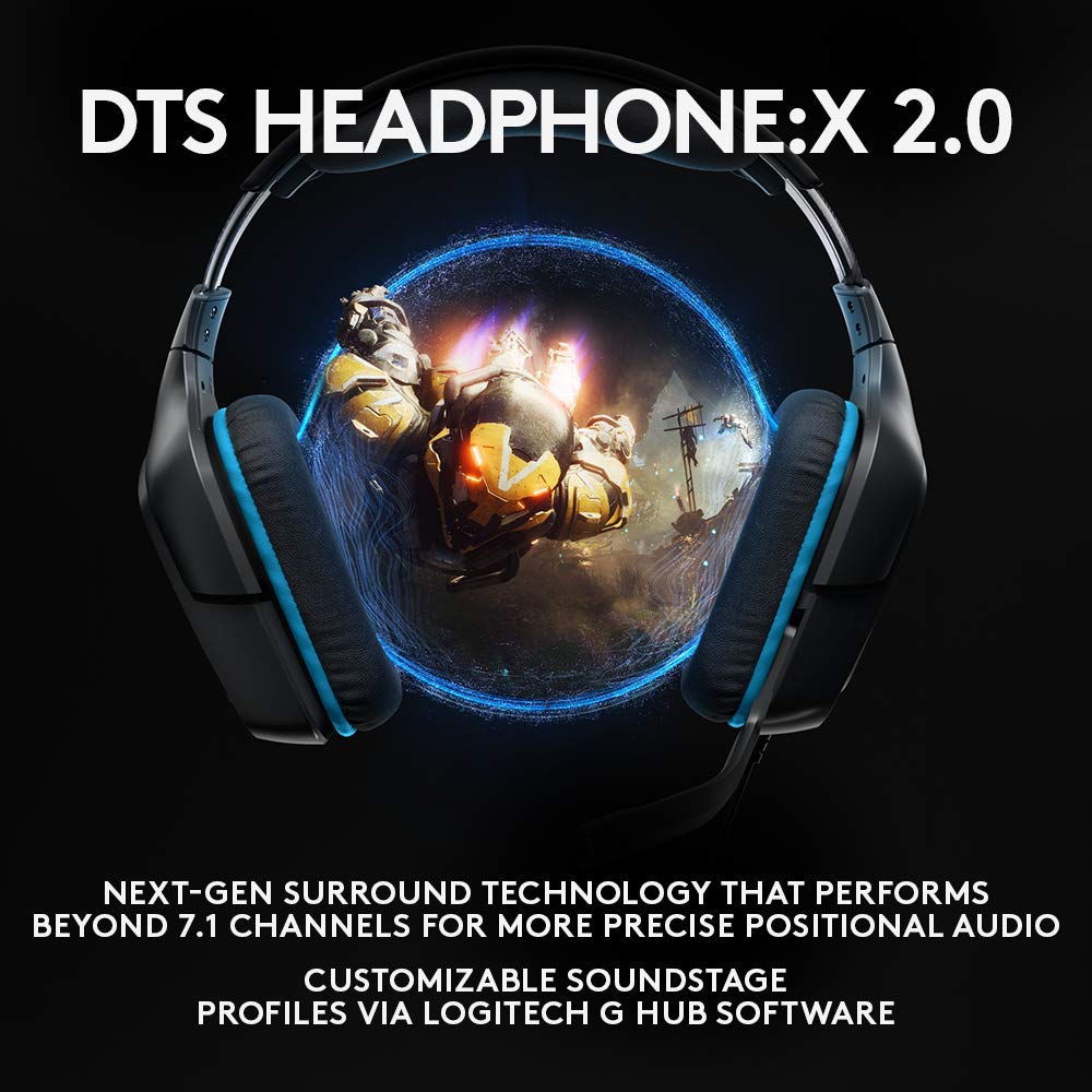 Logitech G432 Wired Gaming Headset with Immersive Surround Sound