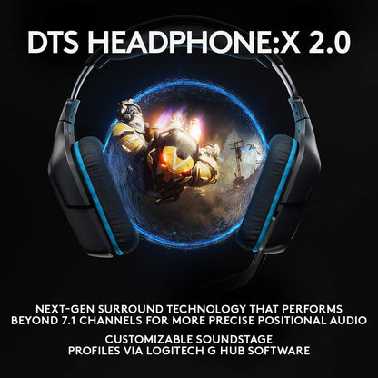 Logitech G432 Wired Gaming Headset with Immersive Surround Sound