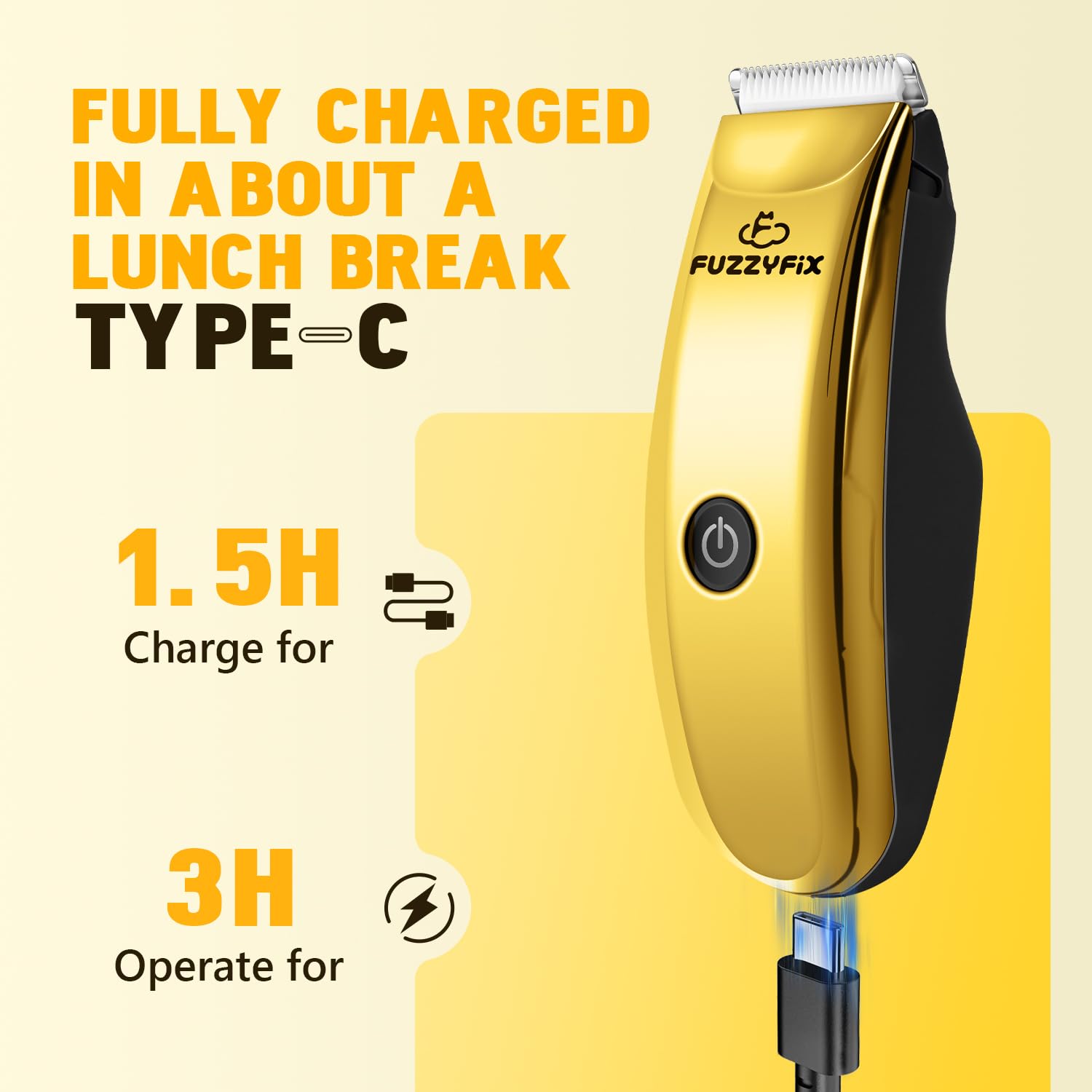 Portable Low Noise Pet Grooming Clippers for Matted Hair