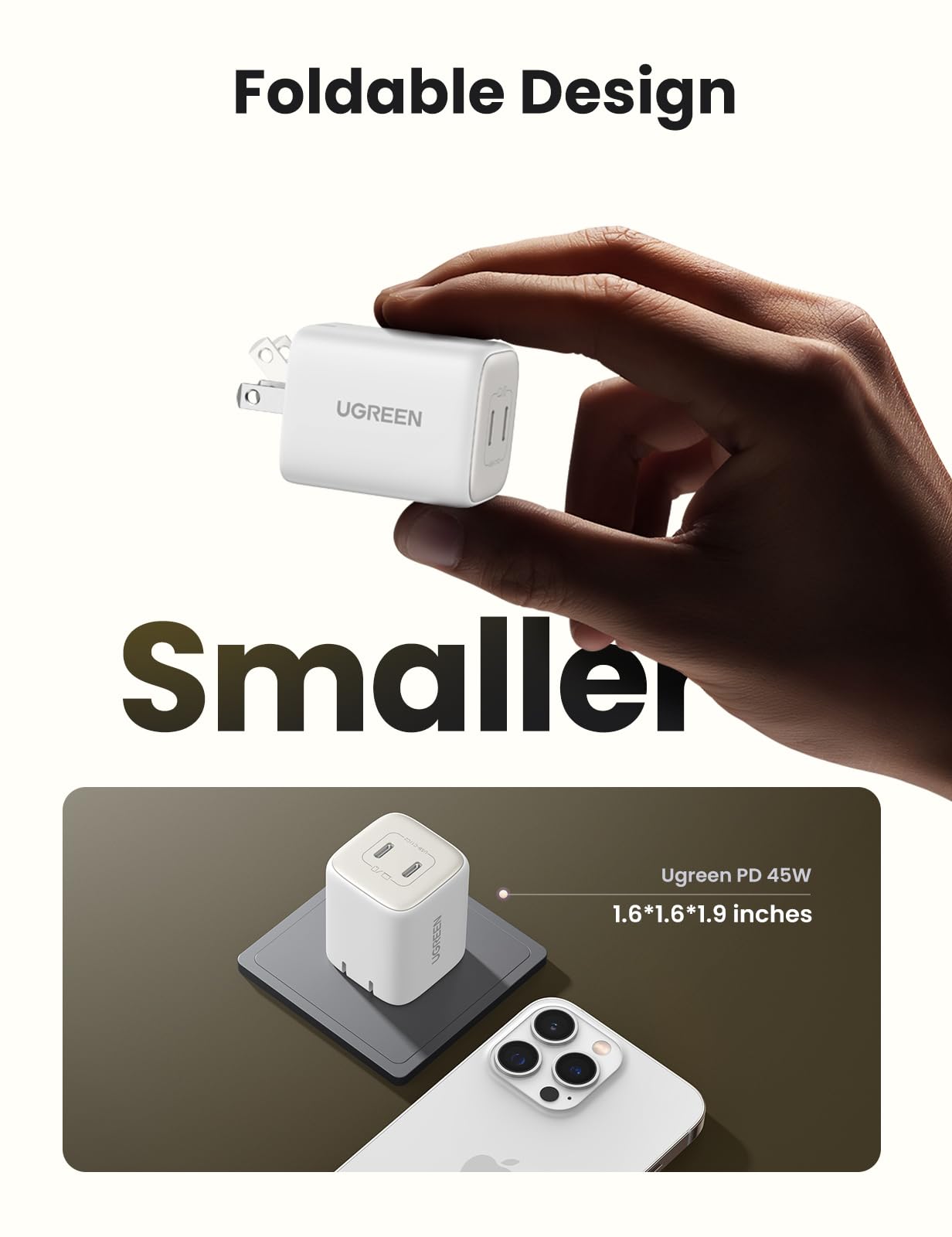 UGREEN 45W USB C Charger Fast Charging for Devices