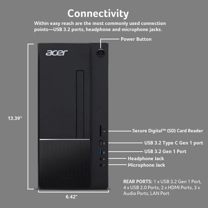 Acer Aspire TC Desktop with Intel Core i5 Performance