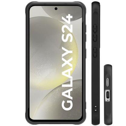 Samsung Galaxy A16 5G Case Black Line Art Floral Rose Pattern Heavy Duty PC