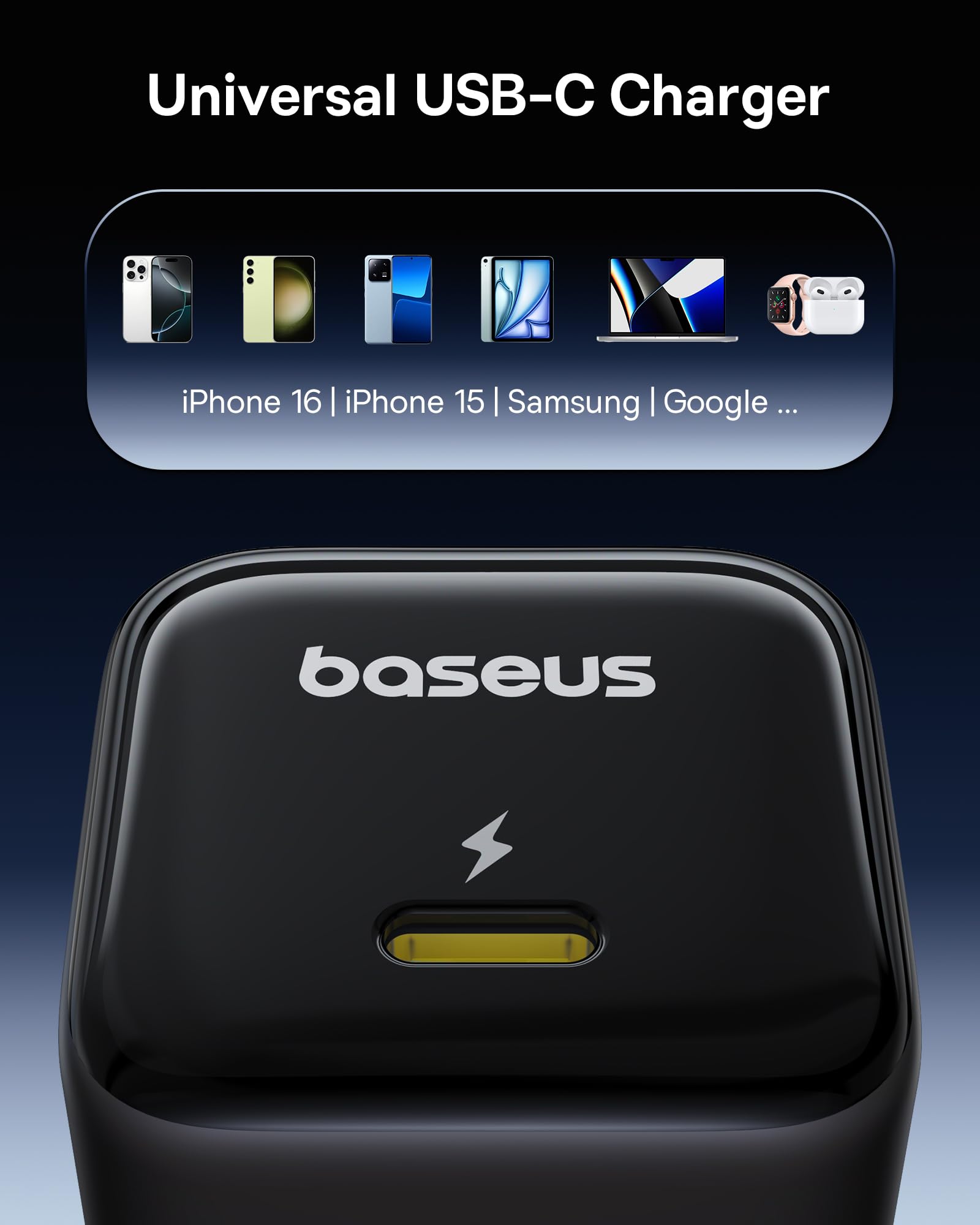 Baseus 45W USB C Fast Charger Block 2 Pack