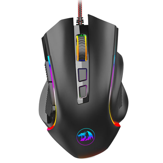 Redragon M602 Ergonomic RGB Gaming Mouse with Adjustable DPI
