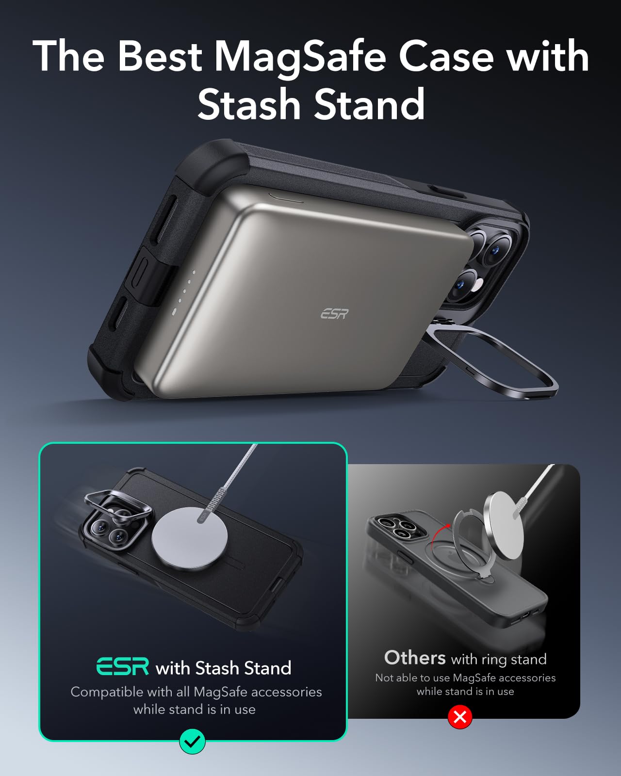 ESR iPhone 16 Pro Case with Military-Grade Protection
