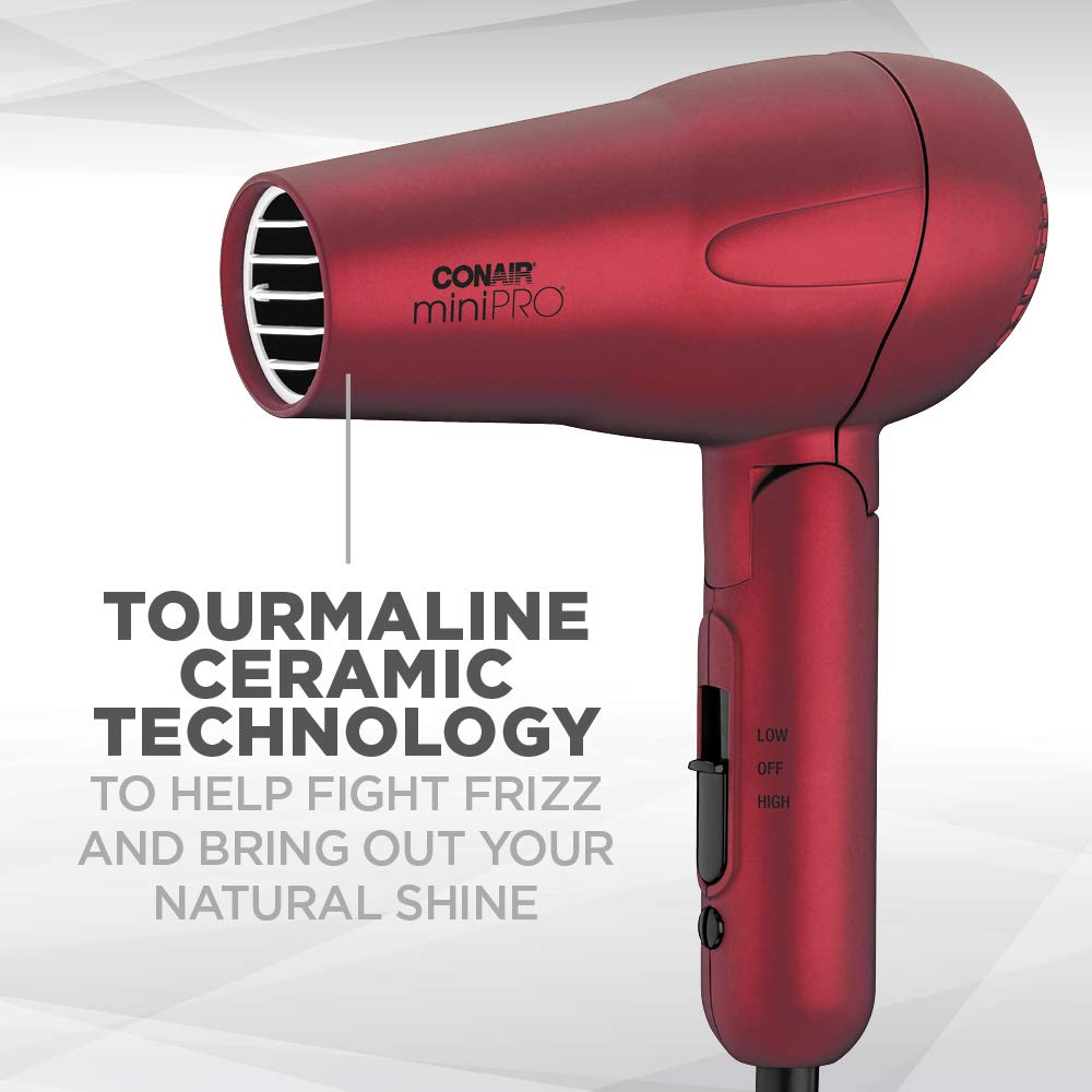 Conair MiniPRO Travel Hair Dryer with Folding Handle