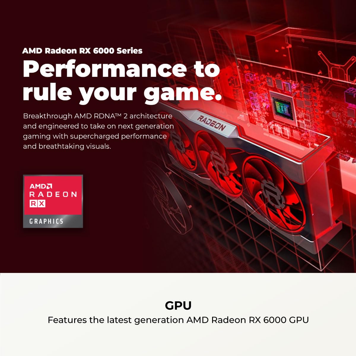 CyberPowerPC Gamer Master Ryzen 5 Gaming PC RX 6400 16GB