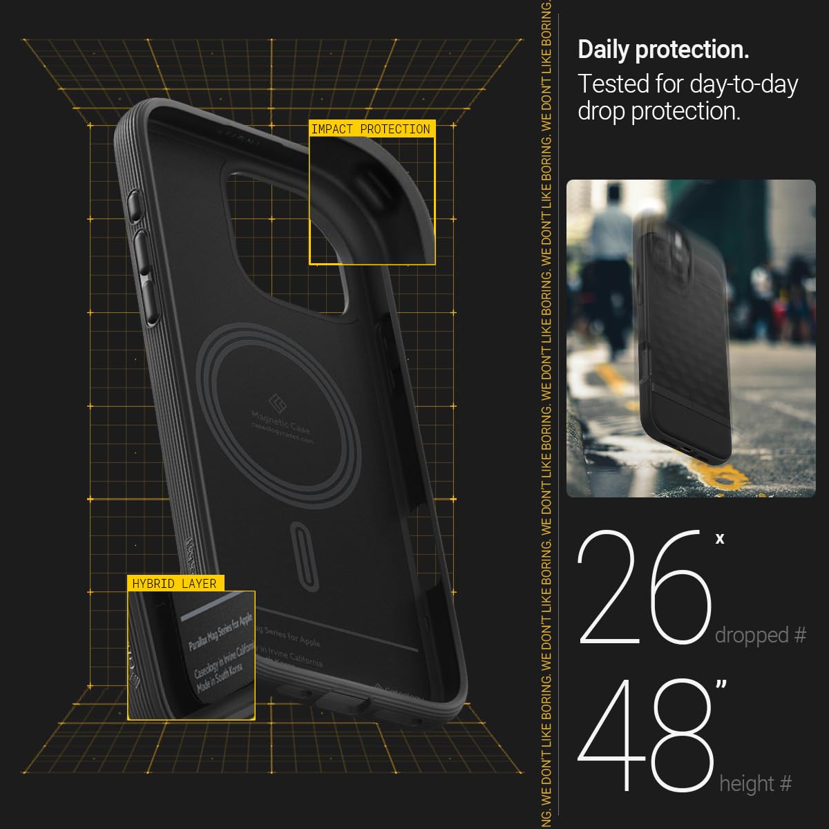Caseology Parallax Mag iPhone 16 Pro Case with Ergonomic Design