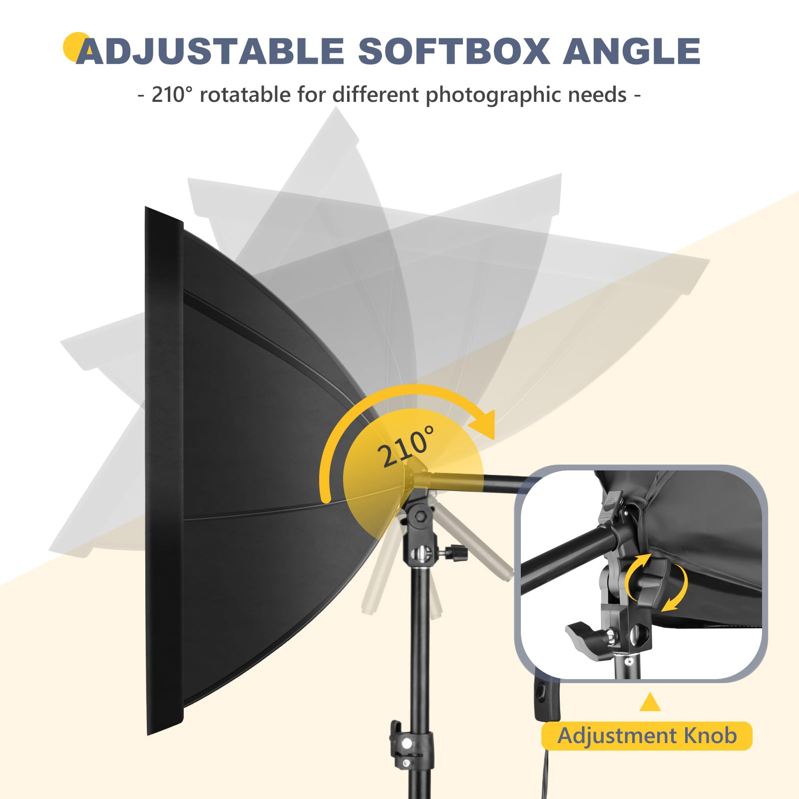 Professional Softbox Lighting Kit for Photography and Video