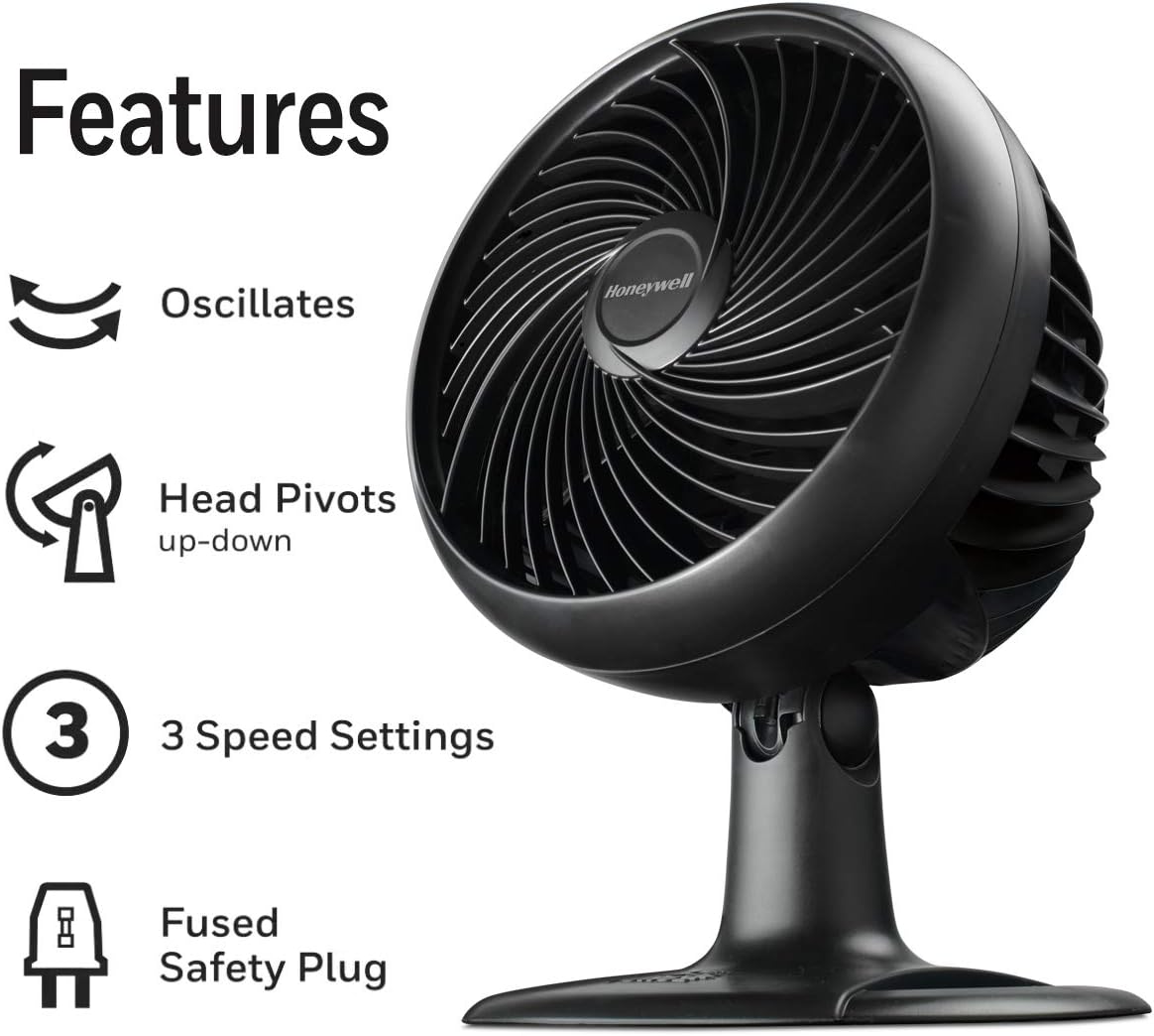 Honeywell Turbo Force Oscillating Fan for Intense Cooling