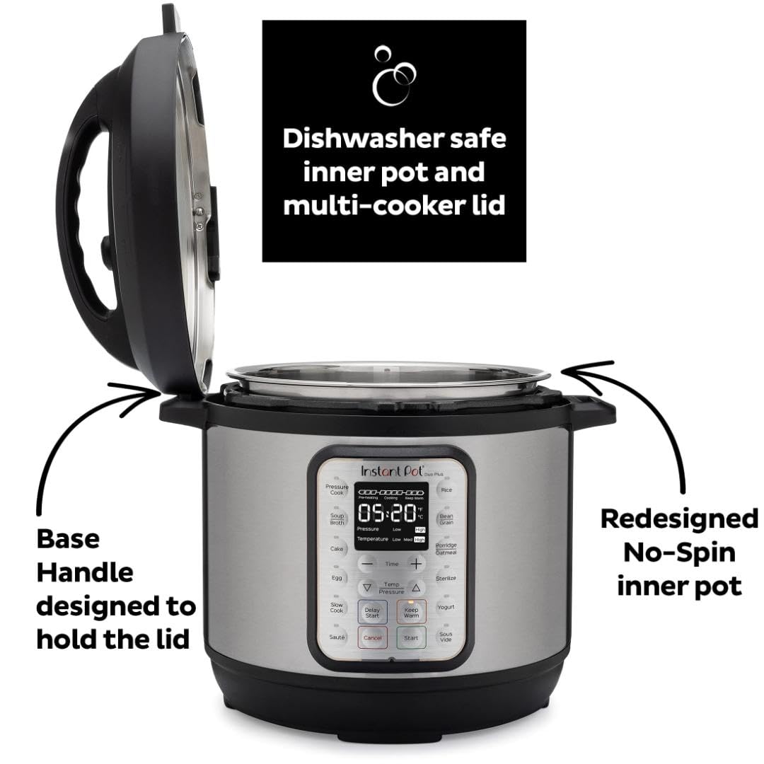 Instant Pot Duo Plus 9-in-1 Multicooker with Recipes