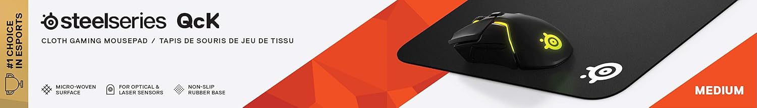 SteelSeries QcK Edge Gaming Mouse Pad Durable Smooth Surface