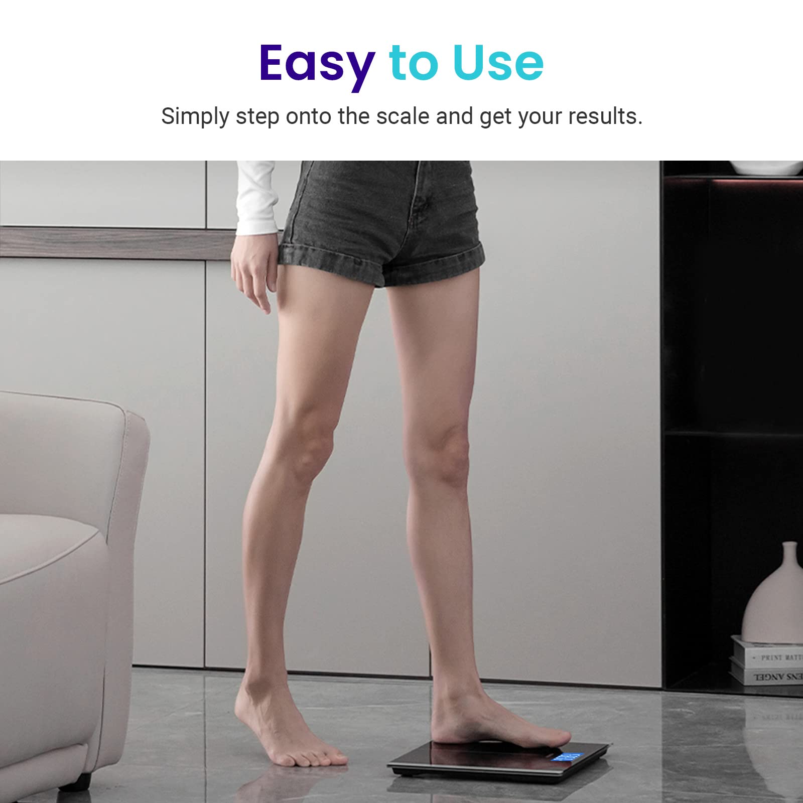 Smart Body Weight Scale with Accurate BMI Tracking
