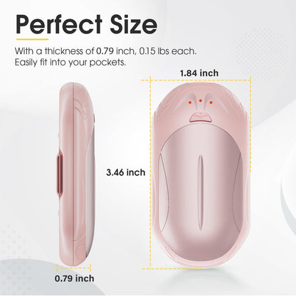 AI Hand Warmers 2 Pack Rechargeable Portable Pocket Heaters