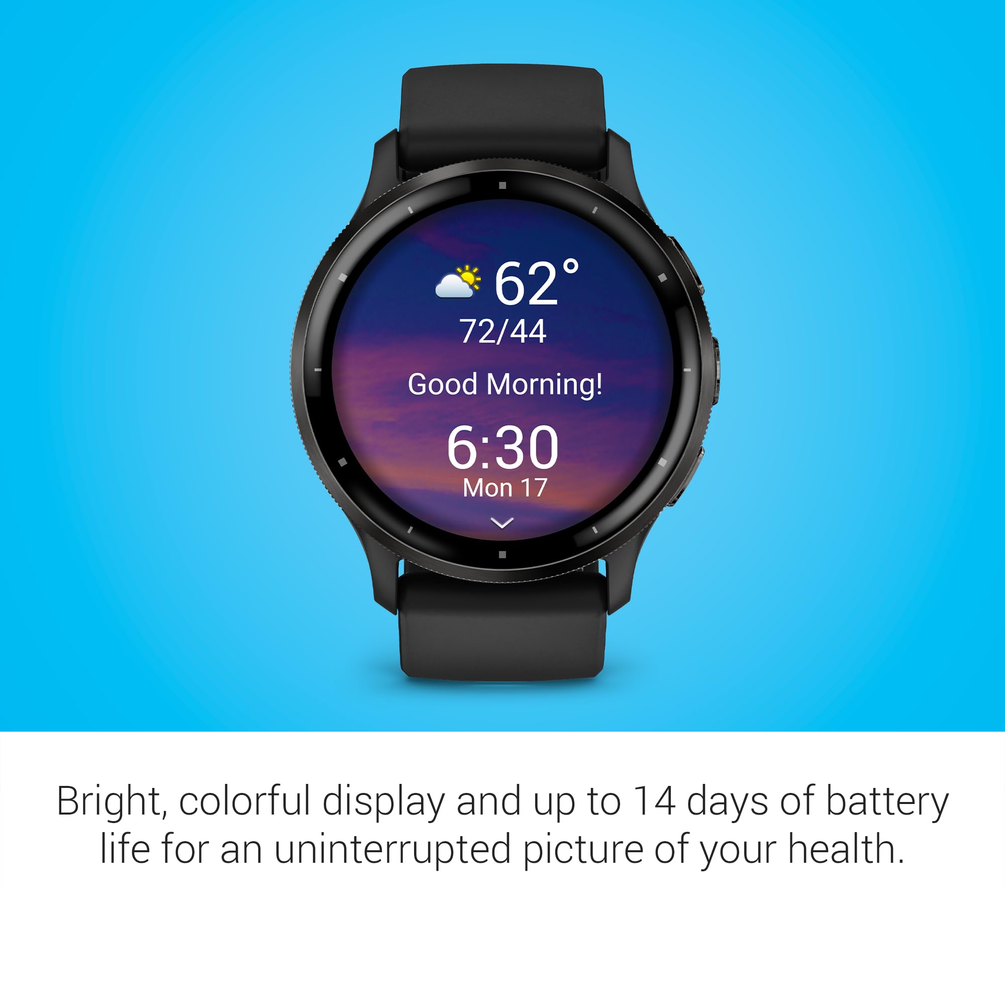 Garmin Venu 3S Smartwatch AMOLED Display Long Battery Life