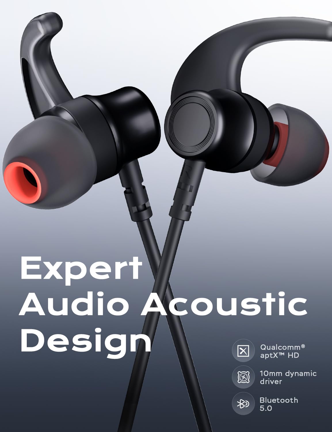 Wireless Bluetooth Headphones with 30 Hours Playtime