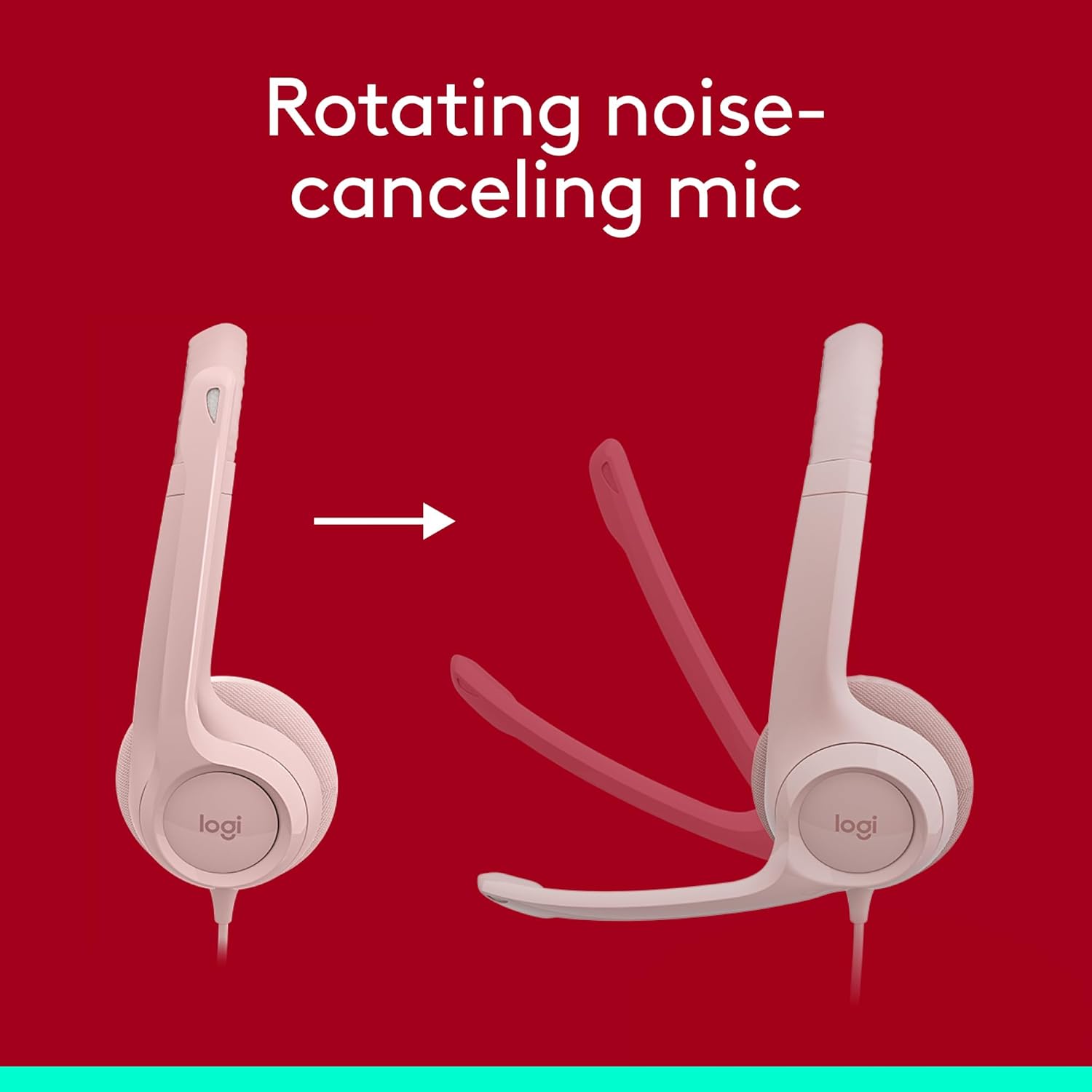 Logitech H390 Wired Headset with Noise Cancelling Mic