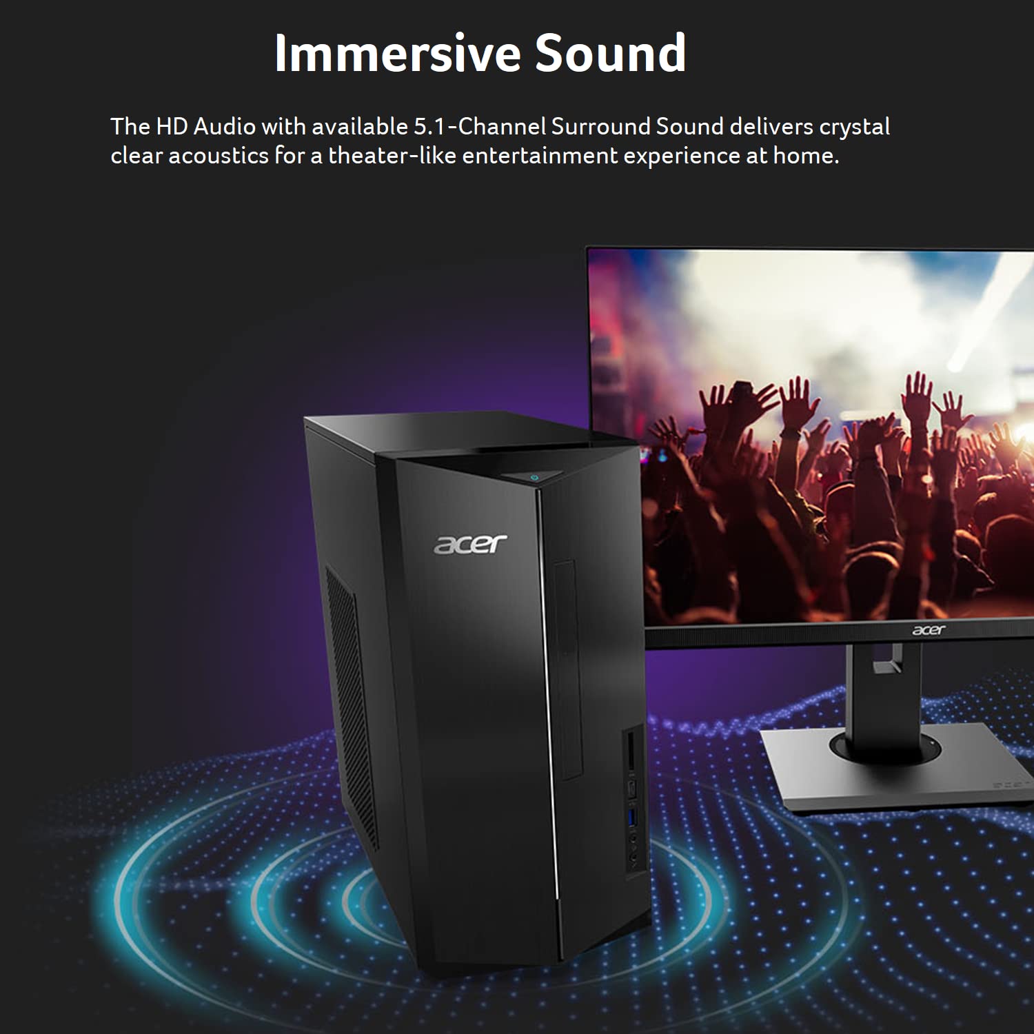 Acer Aspire TC Desktop with Intel Core i5 Performance