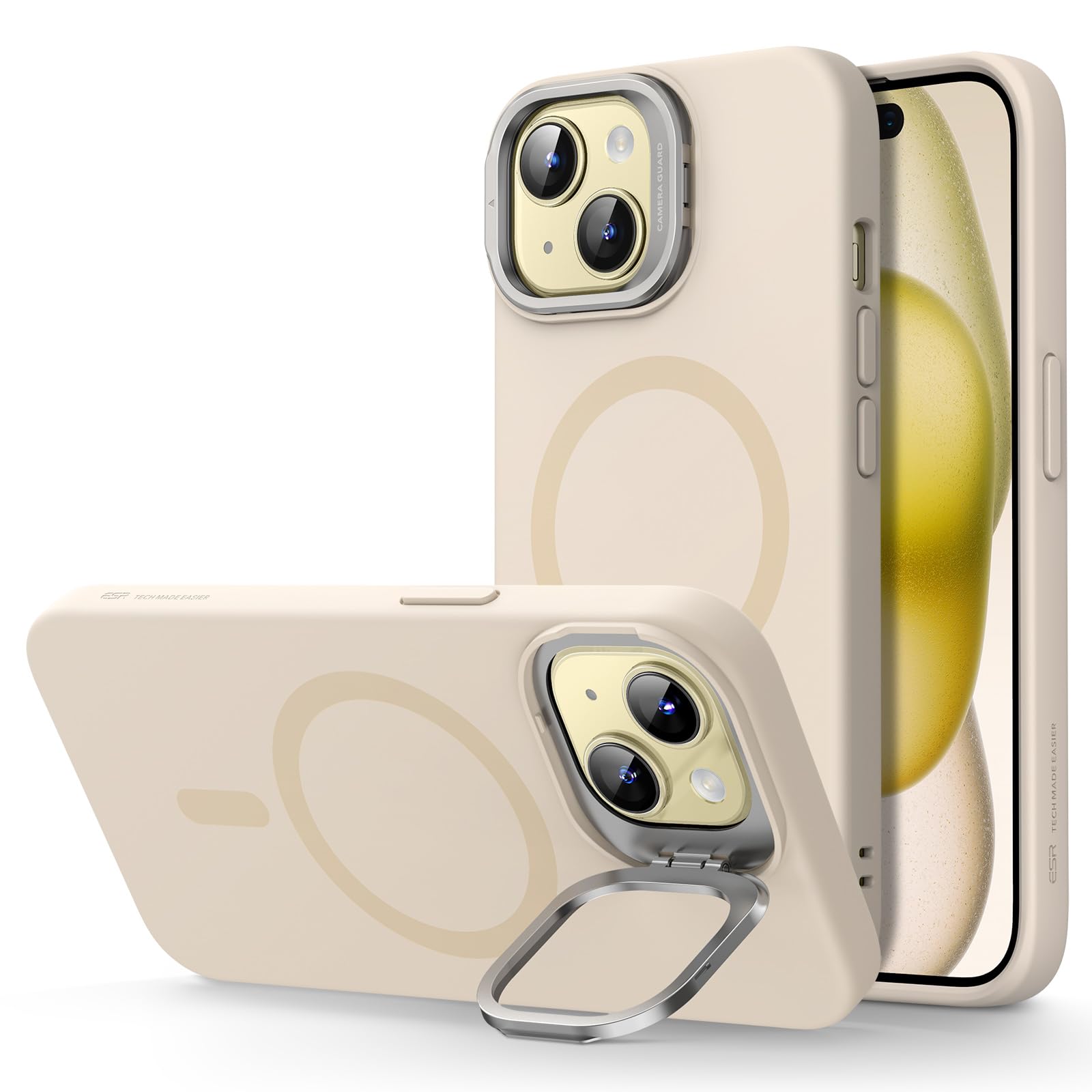 Military-Grade iPhone 16 Pro Max Case with Built-in Stand