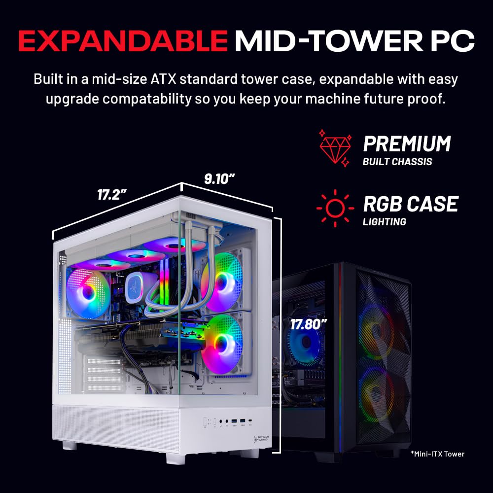 Skytech Shadow RTX 4060 Gaming PC 2TB SSD Fast Load