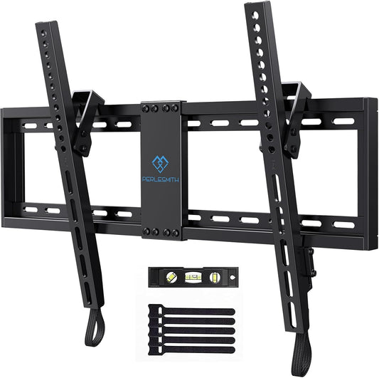 Perlesmith UL Listed Tilt TV Mount For 37 To 82 Inch