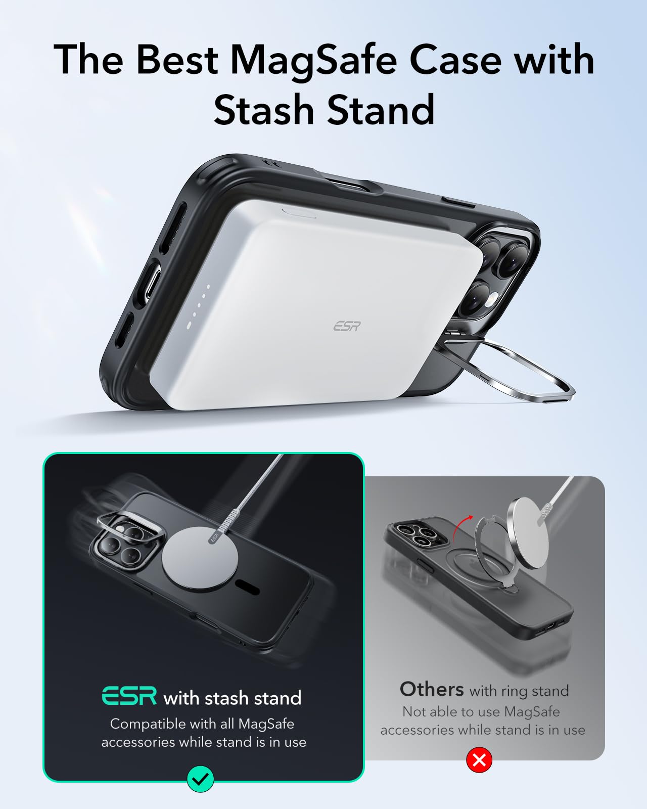 Military-Grade Clear Case for iPhone 16 Pro Max
