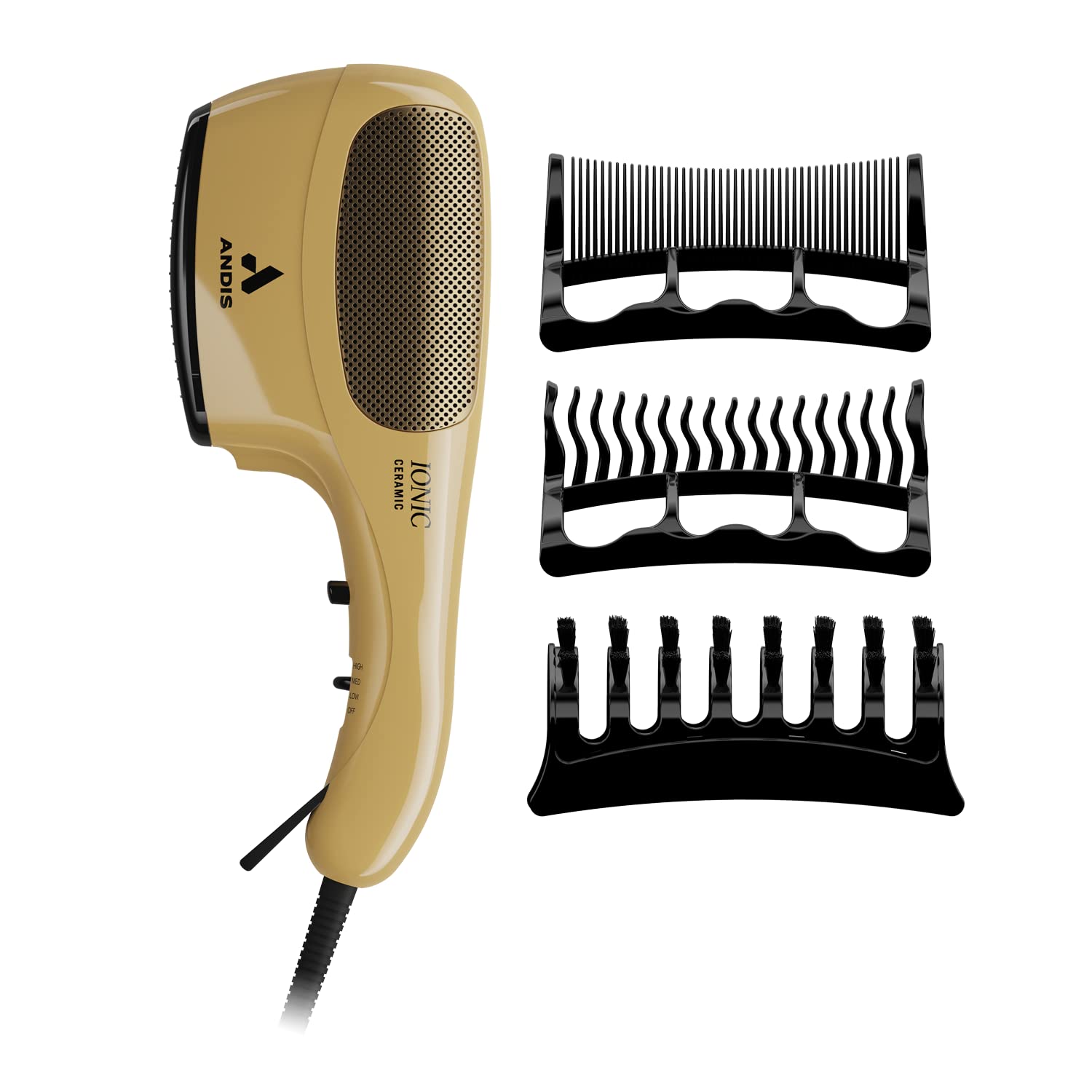 Andis 1875 Watt Ionic Ceramic Hair Dryer for Frizz Free Styles