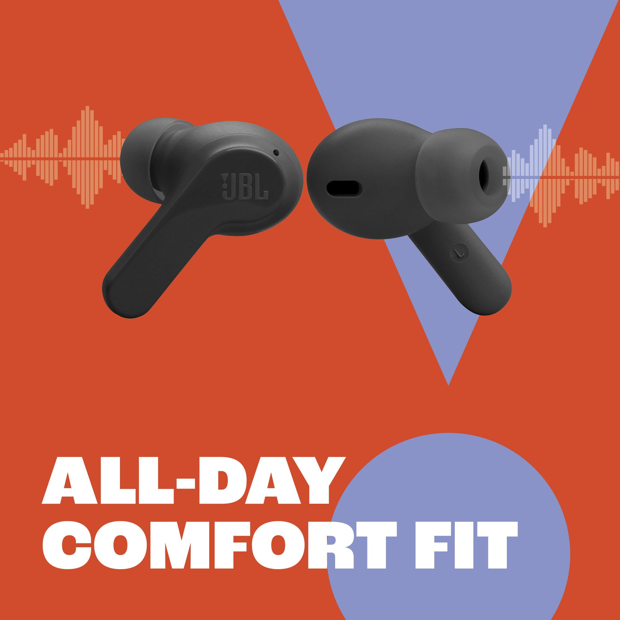 JBL Vibe Beam True Wireless Earbuds Deep Bass Battery Life