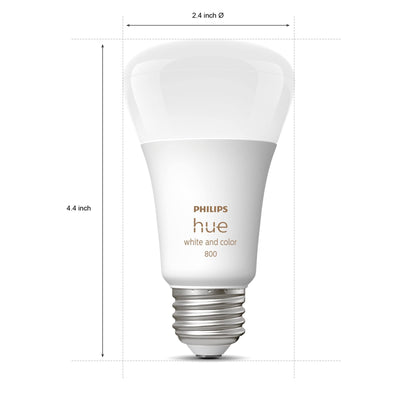 Philips Hue A19 Smart Light Bulb Easy Home Control