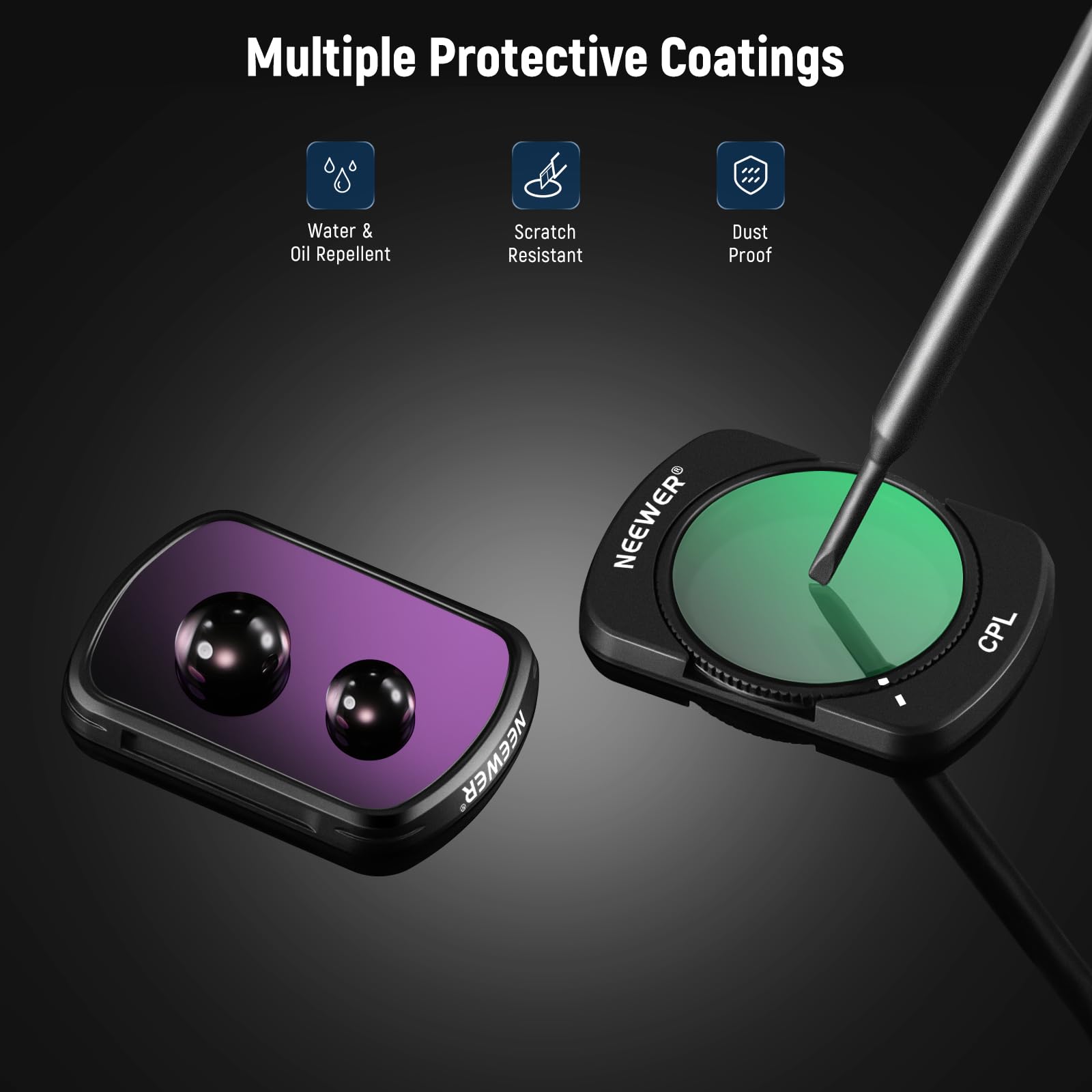 Neewer HD CPL ND Filter Kit for DJI OSMO Pocket