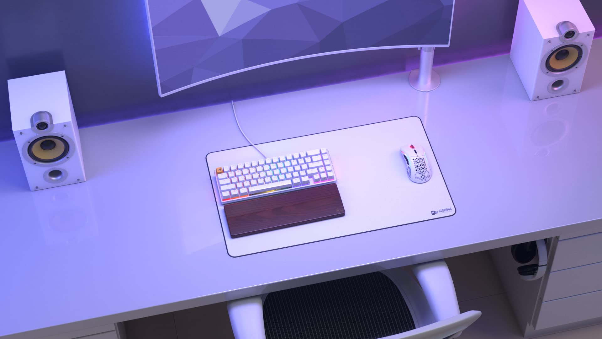 Glorious XL Heavy Gaming Mouse Mat with Extra Thickness