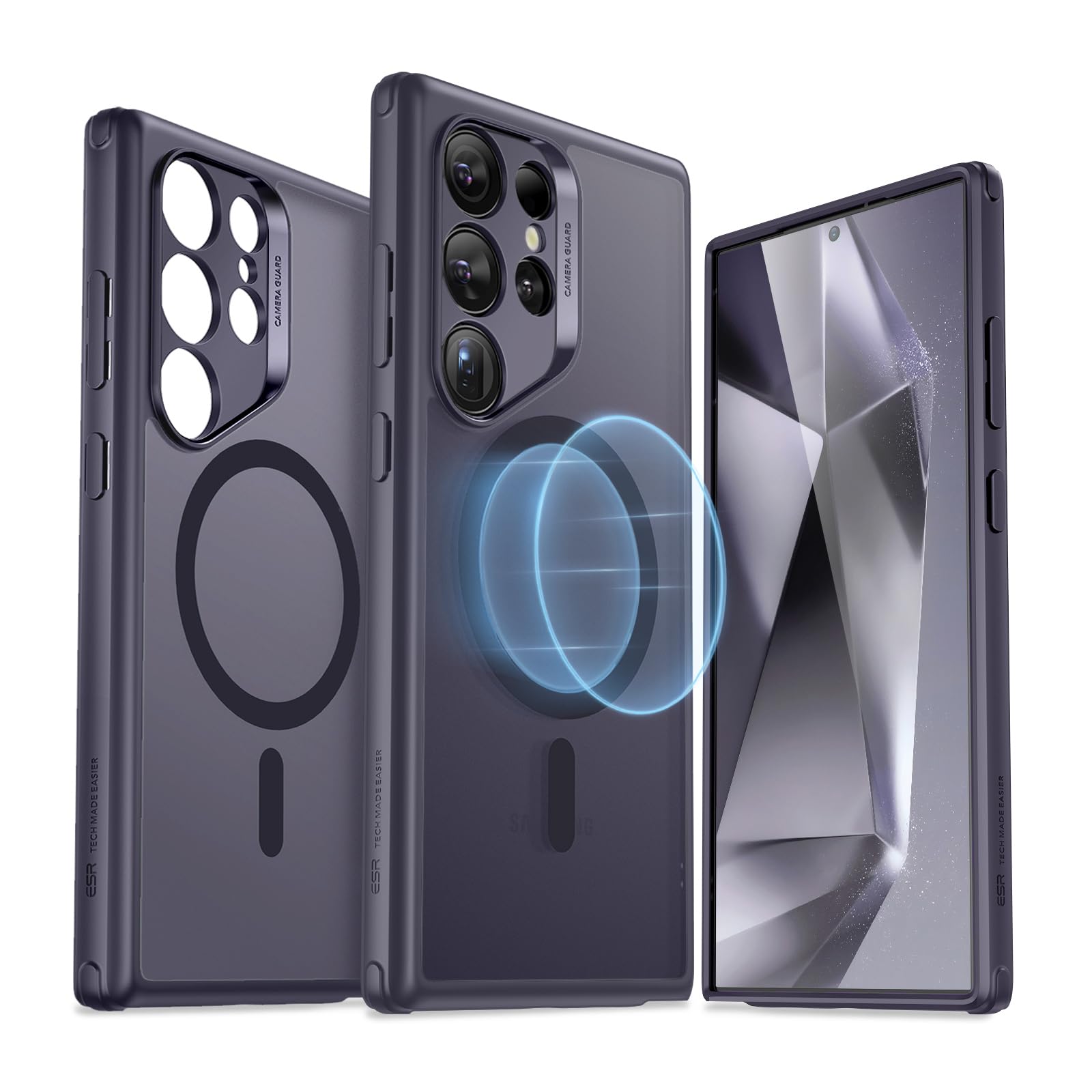 ESR Clear Black Case for Samsung Galaxy S25 Ultra