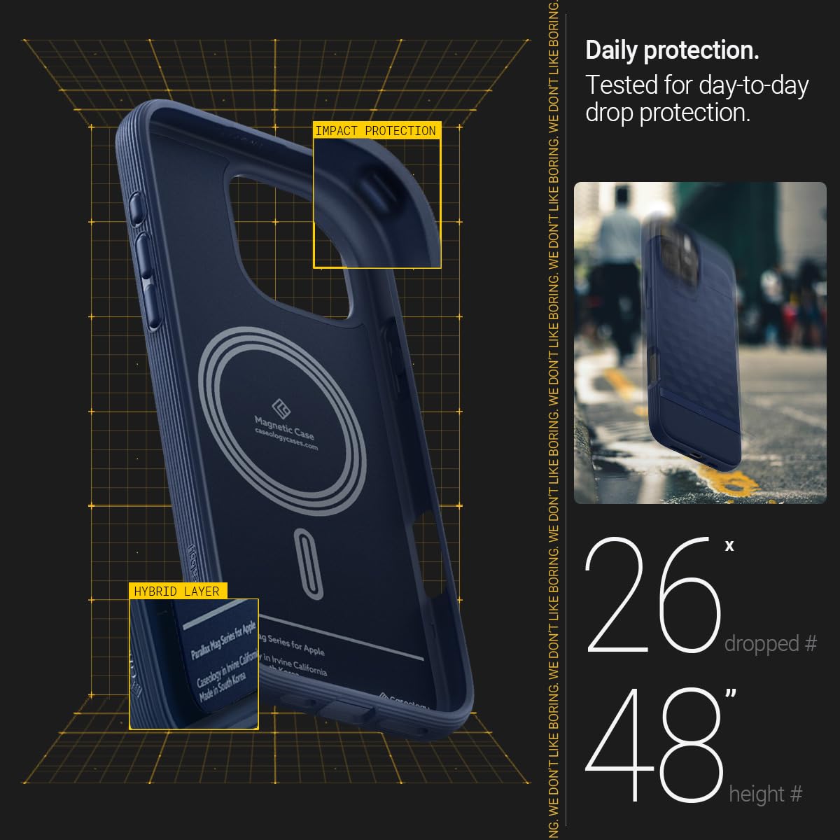 Caseology Parallax Mag iPhone 16 Pro Case with Ergonomic Design