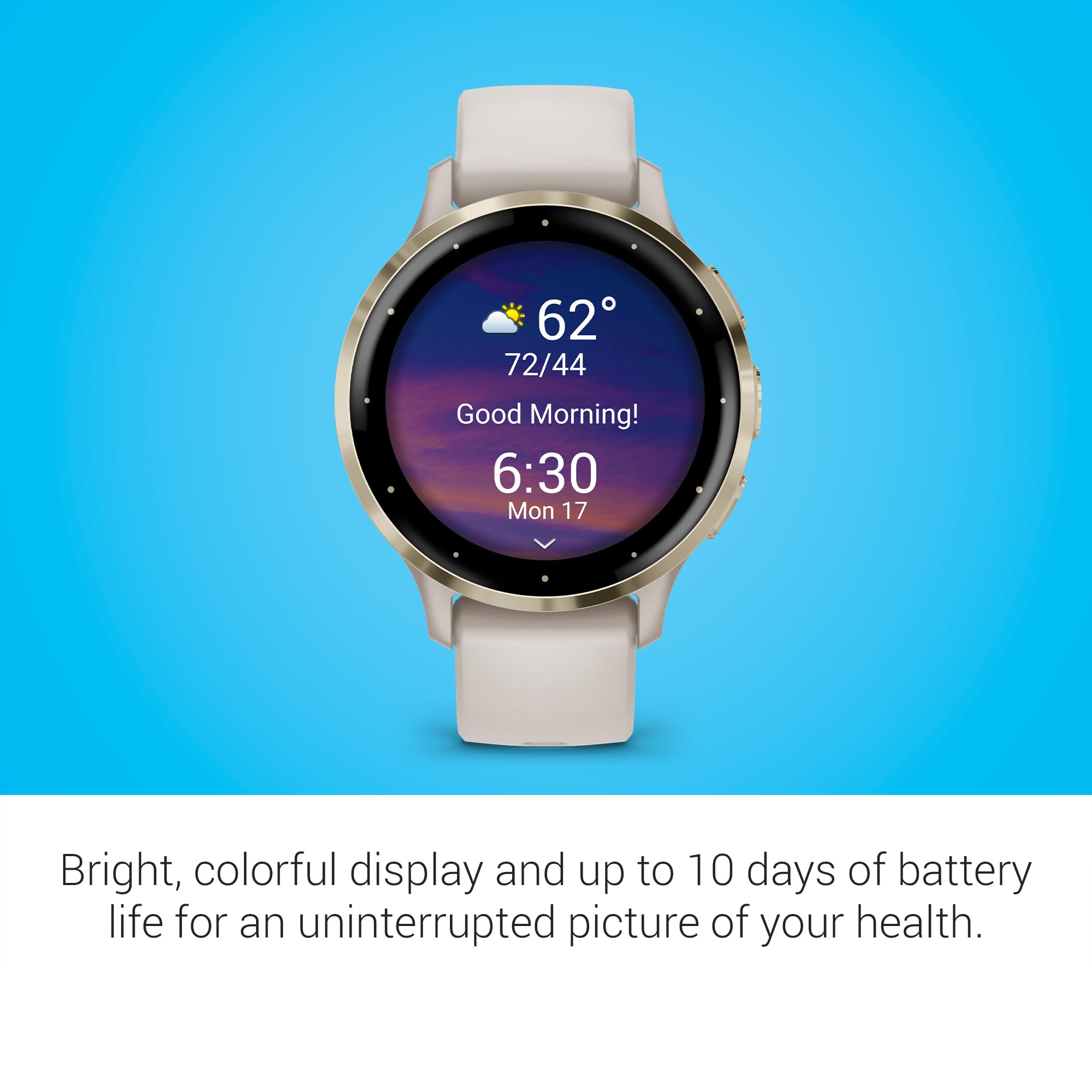 Garmin Venu 3S Smartwatch AMOLED Display Long Battery Life